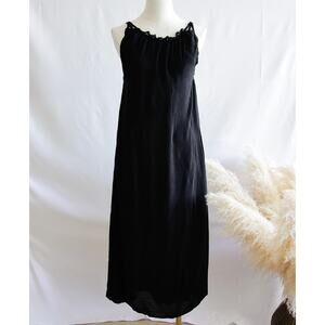 Tularosa Black Low-back Cottage Midi dress size XS